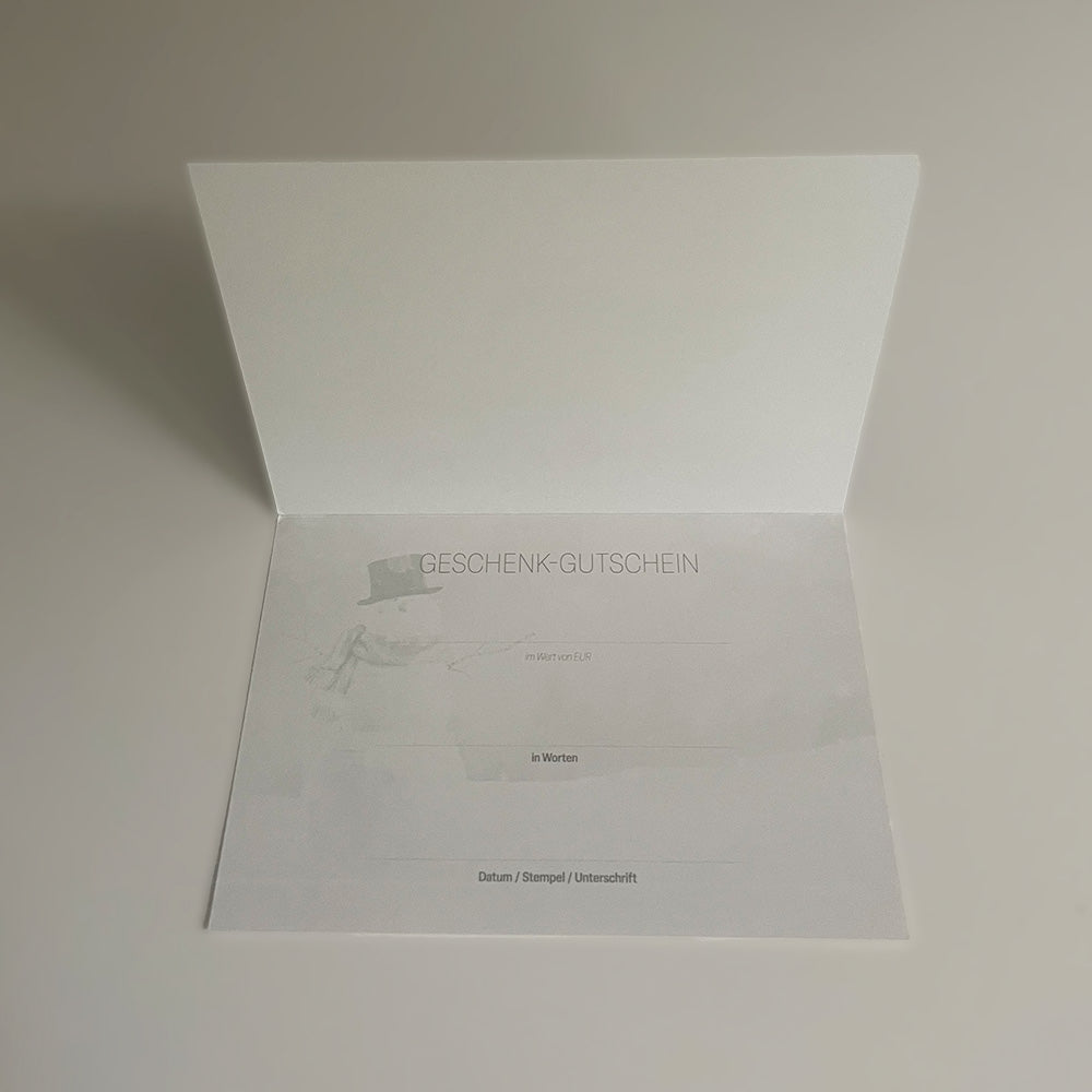 Geschenkgutschein Schneemann