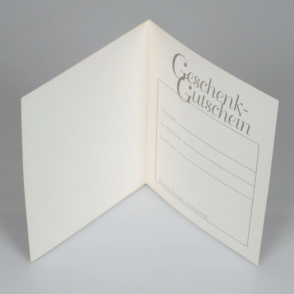 Geschenkgutschein Rosenzweig