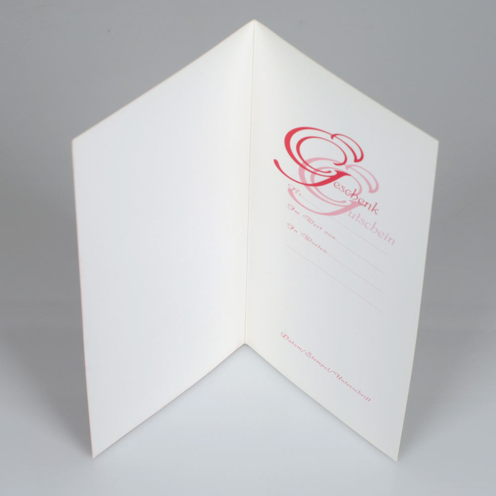 Geschenkgutschein Baccara-Rosen