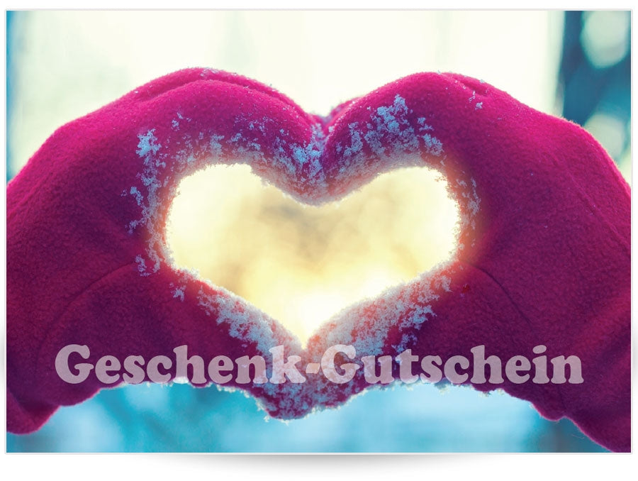 Geschenkgutschein Winterherz