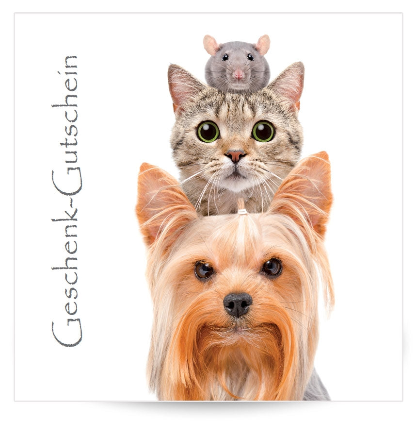 Geschenkgutschein Tierpyramide