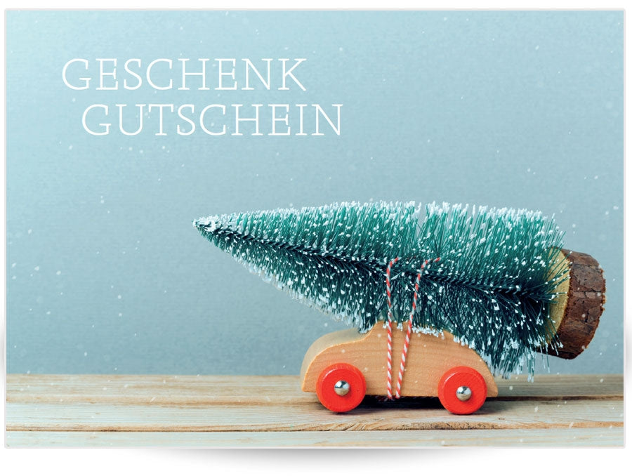 Geschenkgutschein Weihnachtsrakete