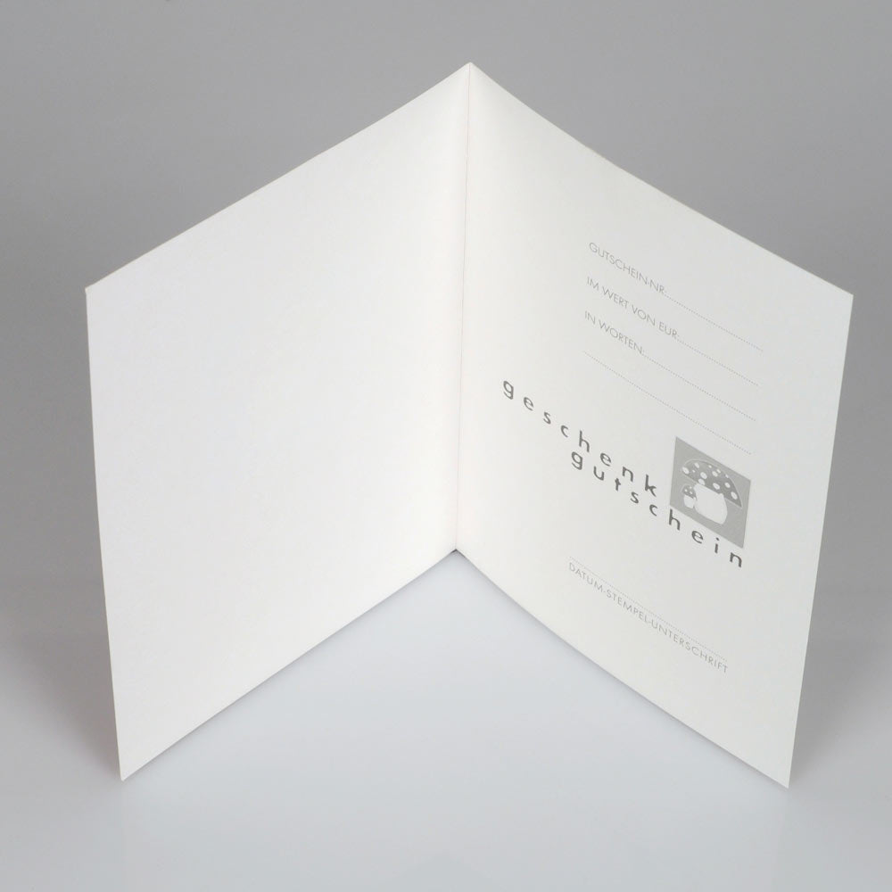 Geschenkgutschein Glückspilz