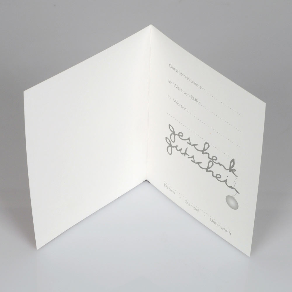 Geschenkgutschein Weihnachtsbaum-Kugel