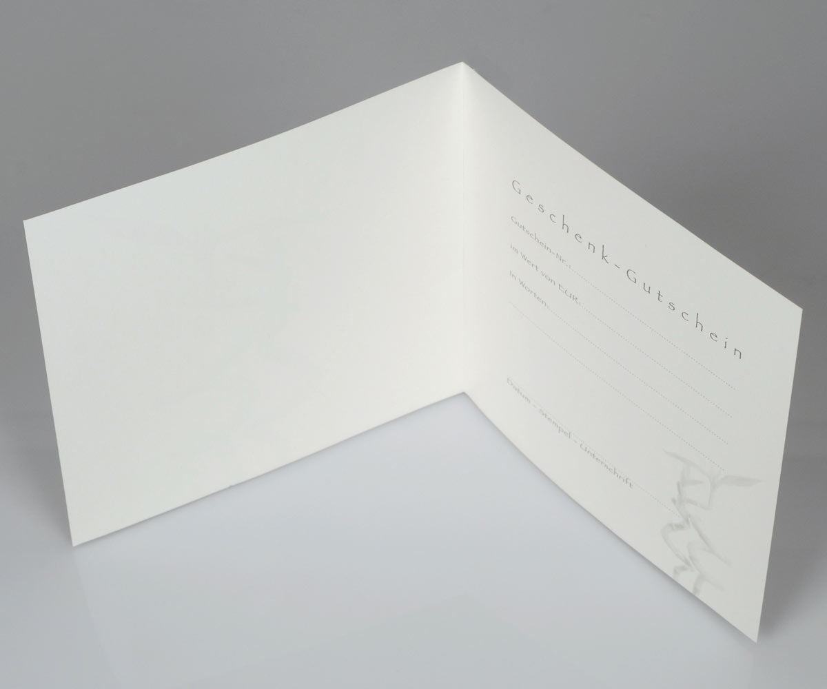 Geschenkgutschein Bambus