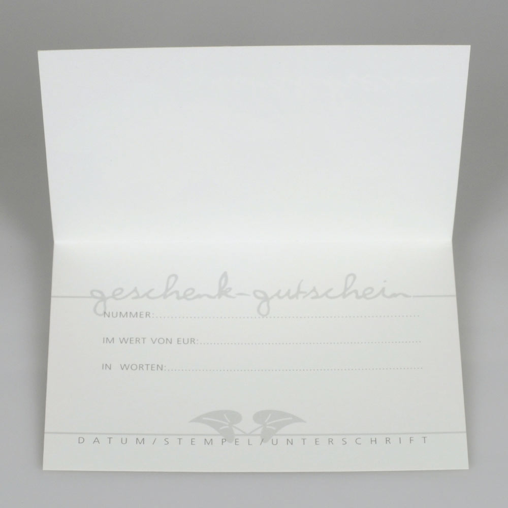 Geschenkgutschein Seerose