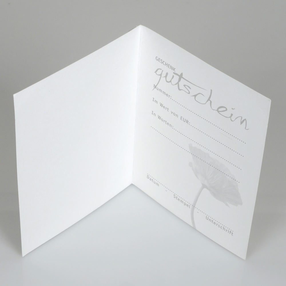 Geschenkgutschein Klatschmohn