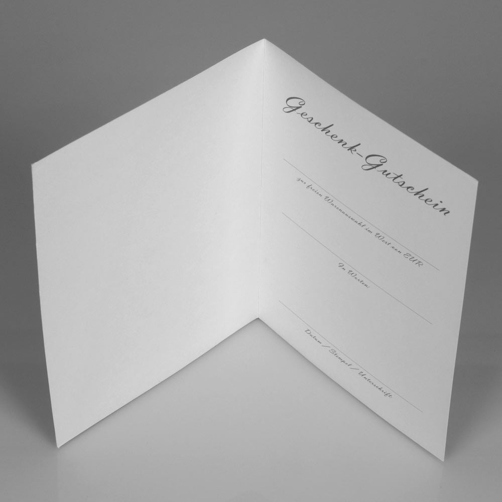 Geschenkgutschein Festlich