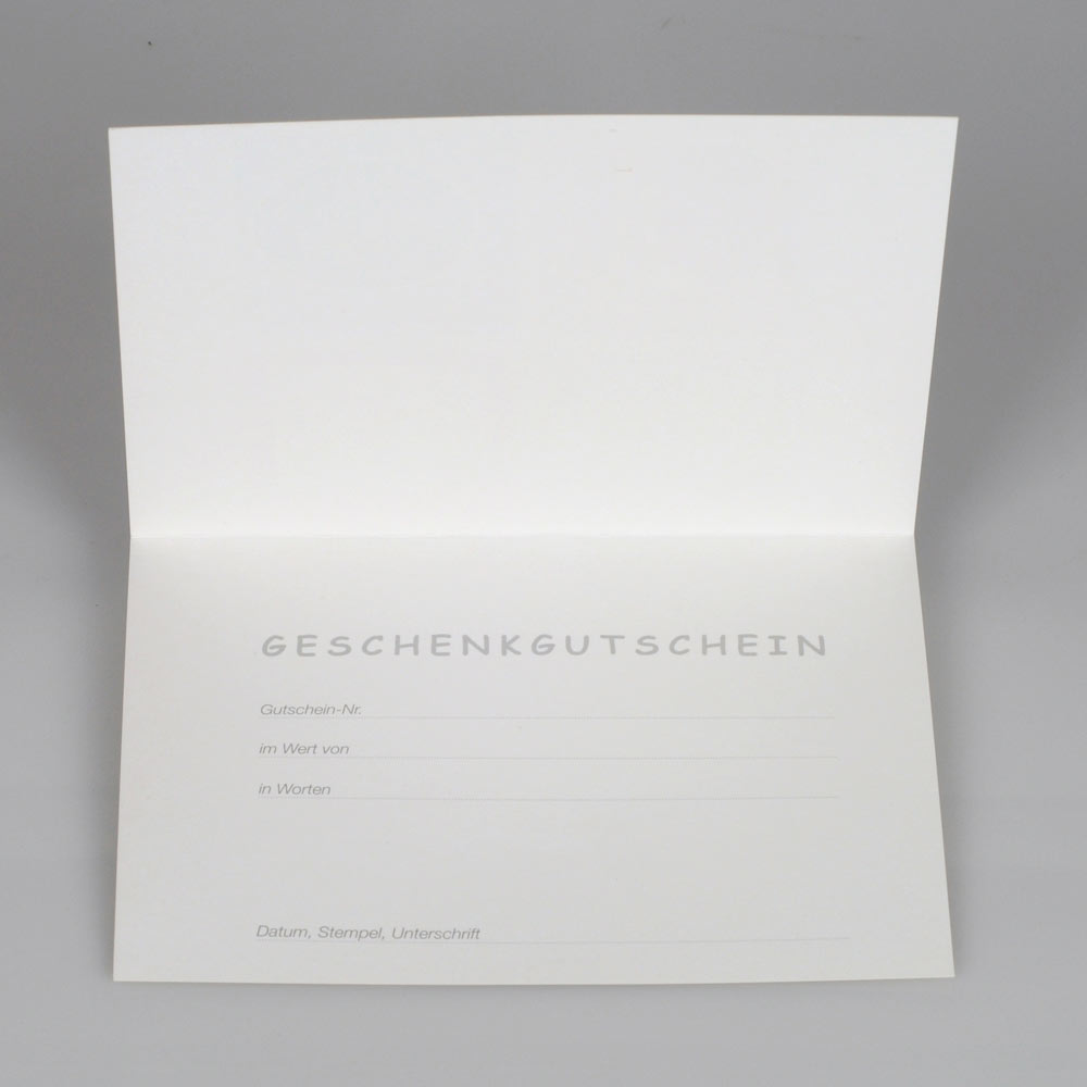 Geschenkgutschein Gerbera mit Schleife