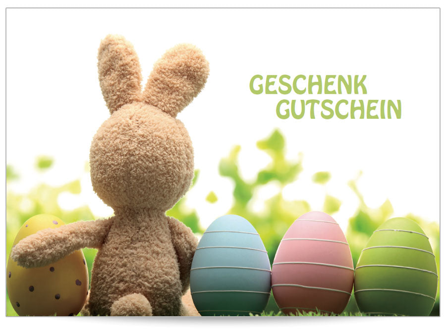 Geschenkgutschein Stoff-Osterhase
