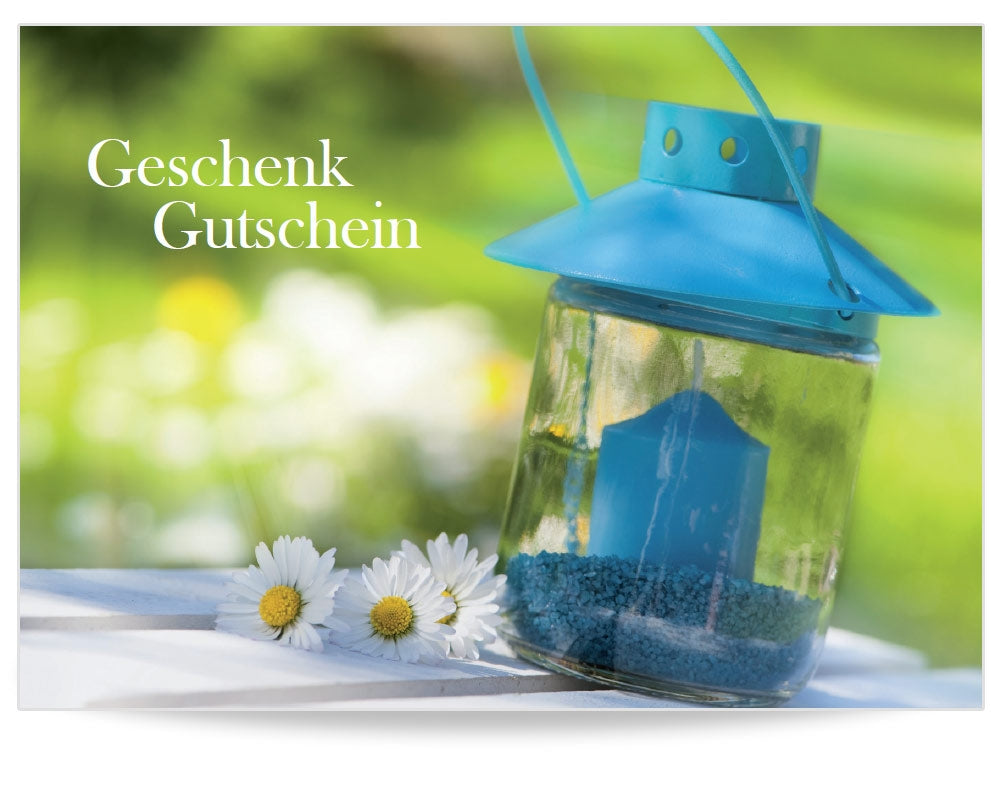 Geschenkgutschein Gartenlaterne