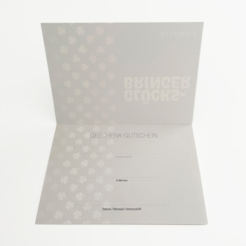 Geschenkgutschein Glücksbringer