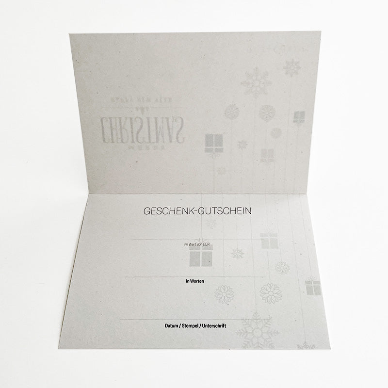 Geschenkgutschein Merry Christmas