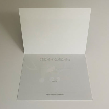 Geschenkgutschein Rentier