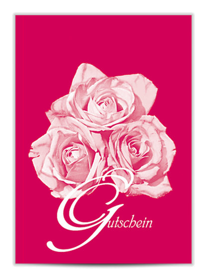 Geschenkgutschein Baccara-Rosen