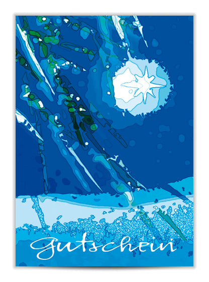 Geschenkgutschein Eisblume