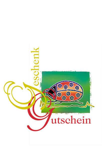 Geschenkgutschein Glückskäfer