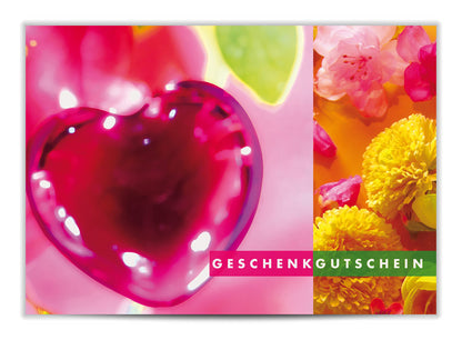 Geschenkgutschein Herzblume
