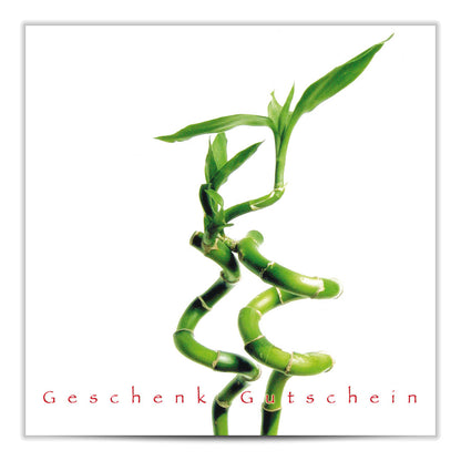 Geschenkgutschein Bambus