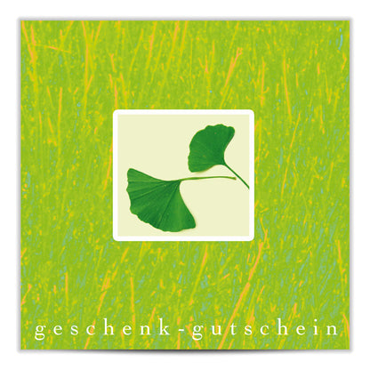 Geschenkgutschein Ginko Klein