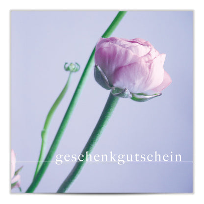 Geschenkgutschein Ranunkel