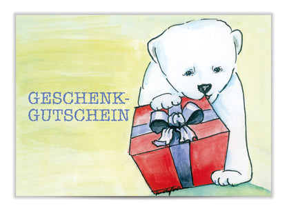 Geschenkgutschein Eisbär