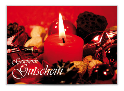 Geschenkgutschein Kerze