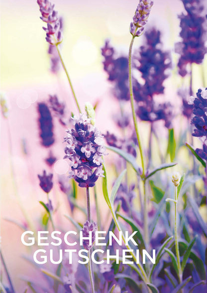 Geschenkgutschein Lavendel