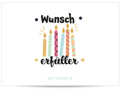 Geschenkgutschein Wunscherfüller