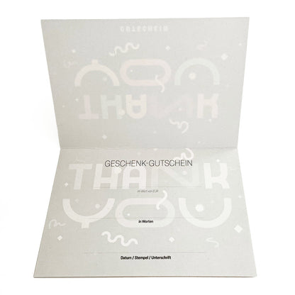 Geschenkgutschein Thank You