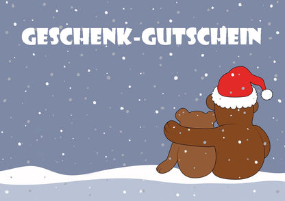 Geschenkgutschein Weihnachtsbärchen